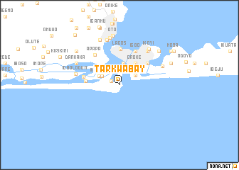 map of Tarkwa Bay