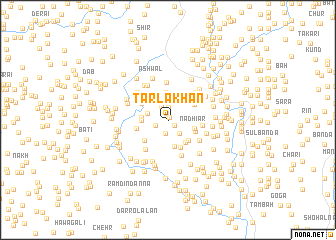 map of Tarla Khān