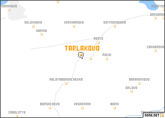 map of Tarlakovo