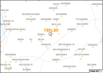 map of Ţarlān