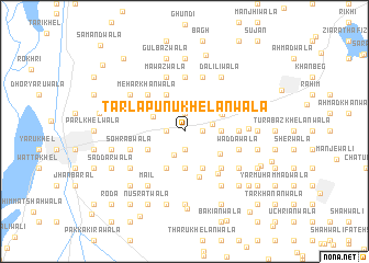 map of Tarla Punu Khelānwāla