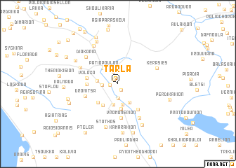 map of Tárla