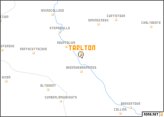 map of Tarlton