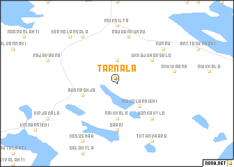 map of Tarnala
