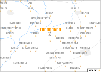 map of Tarnaméra