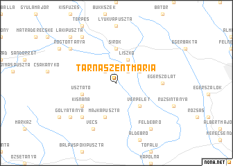 map of Tarnaszentmária