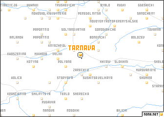 map of Tarnava