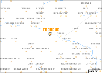 map of Tarnawa