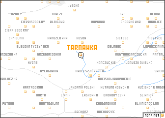 map of Tarnawka