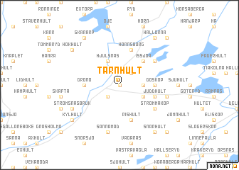 map of Tärnhult