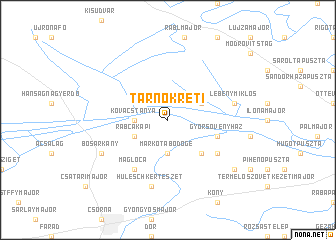 map of Tárnokréti