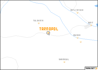 map of Tarnopol\