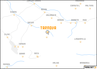 map of Târnova