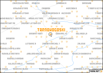 map of Tarnowo Gośki