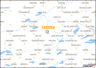 map of Tarnow