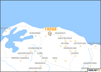 map of Taroa