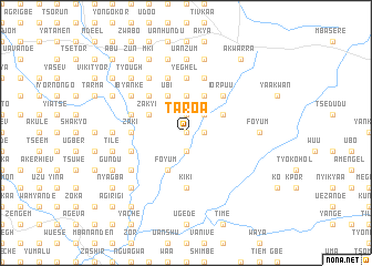 map of Taroa