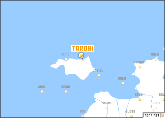 map of Tarobi