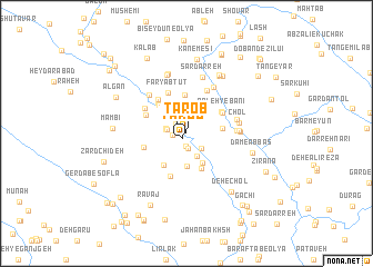 map of Ţārob