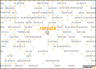 map of Tarouca