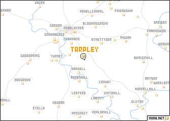 map of Tarpley