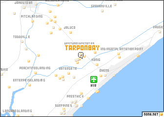 map of Tarpon Bay