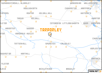 map of Tarporley