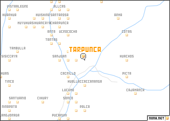 map of Tarpunca