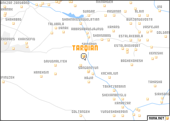 map of Tarqīān