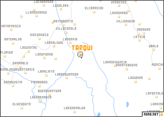 map of Tarquí