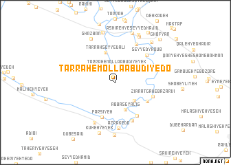 map of Ţarrāḩ-e Mollā ‘Abūdī-ye Do