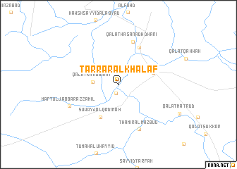 map of Ţarrār al Khalaf