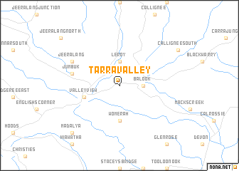 map of Tarra Valley