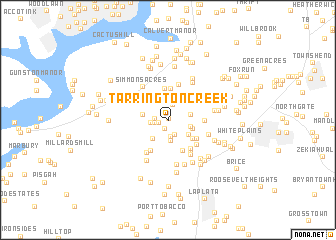 map of Tarrington Creek