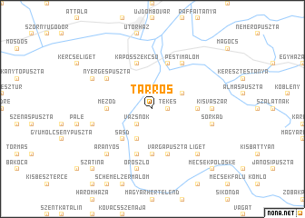 map of Tarrós