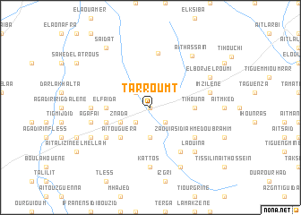 map of Tarroumt