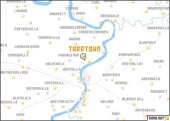 map of Tarrtown