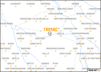 map of Tarsac