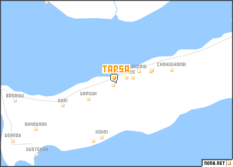 map of Tarsā