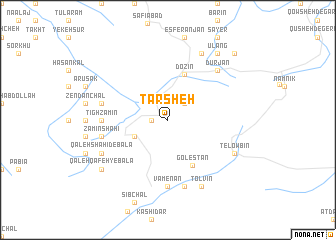 map of Tarsheh