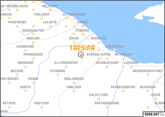 map of Tarsiná