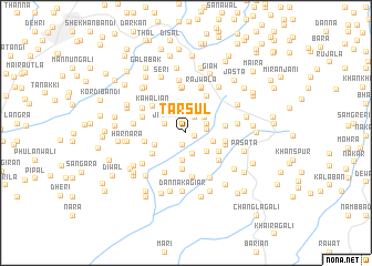 map of Tarsul