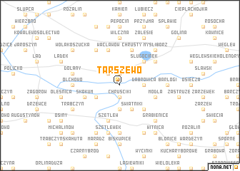 map of Tarszewo