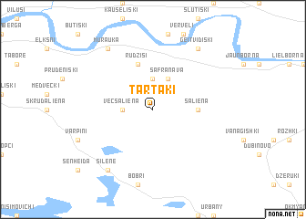 map of Tartaki