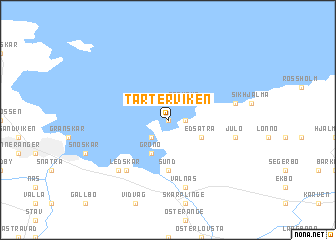 map of Tårterviken