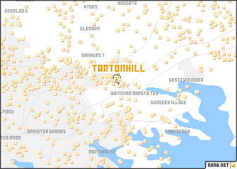 map of Tarton Hill