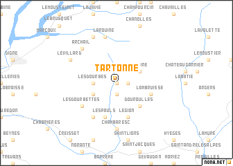 map of Tartonne