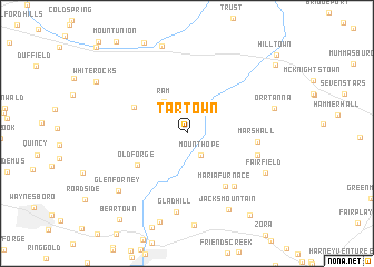 map of Tartown