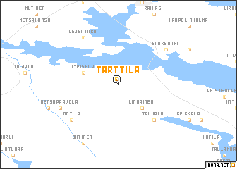 map of Tarttila