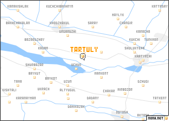 map of Tartuly